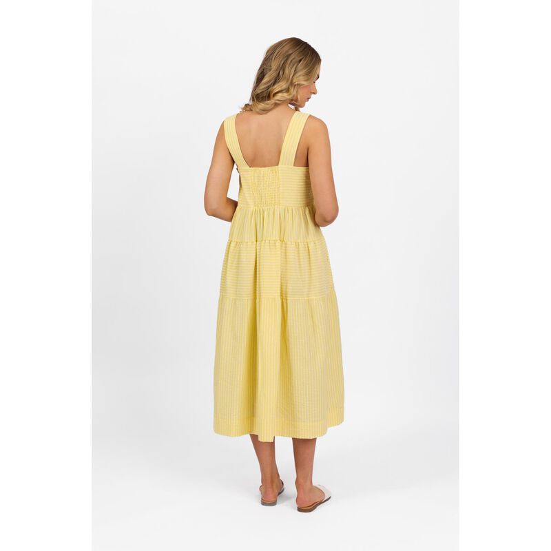 Vassalli Sleeveless Tiered Dress With Wide Straps image number 1
